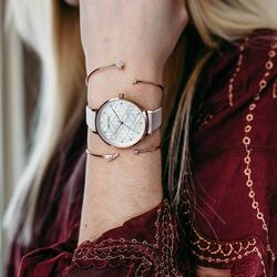 Julie Julsen Levensbloemen horloge licht roze