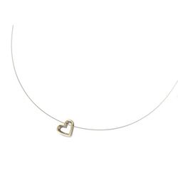 Boccia Titanium bicolor harthanger diamantje