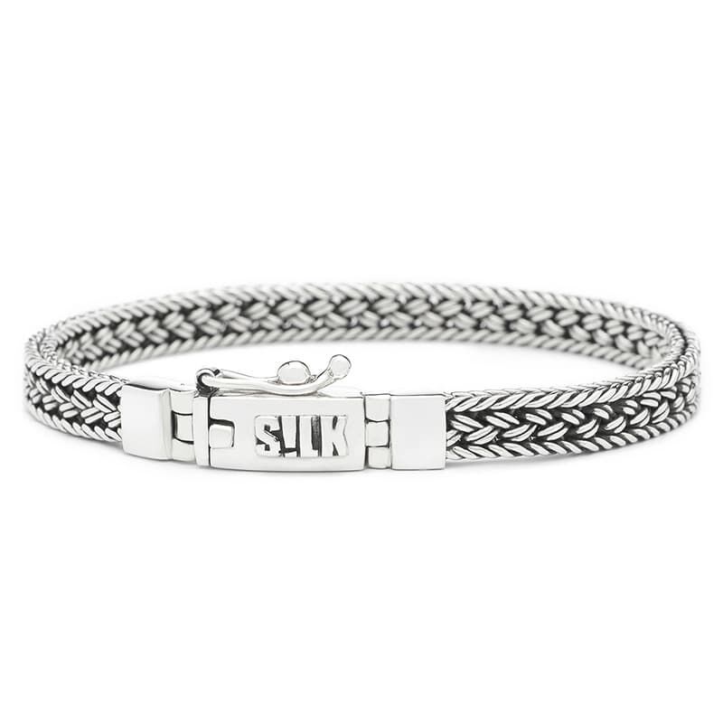 SILK Jewellery zilveren 153 - Top armband Mesh kwaliteit