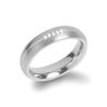 Boccia Titanium ring met 5 diamantje 130-03