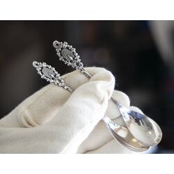 Zilveren theelepeltjes pauw