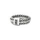 Zilveren Zipp ring 341 van SILK Jewellery