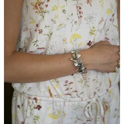 Giovanni Raspini scharnier armband vlinders