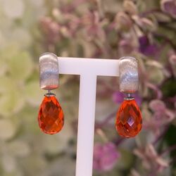 Heide Heinzendorff mat zilveren Lili creolen