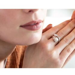 Bastian Inverun zilveren ring Holy Blossom