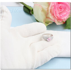 Zilveren ring met roze zirconia ZIR268r zinzi