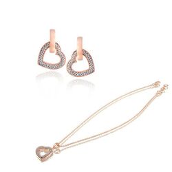 Adami & Martucci bicolor set hart mesh