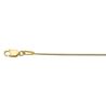 Geelgouden slangencollier 42-45-50 cm lang