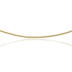 Geelgouden vossestaart collier 42-45 cm