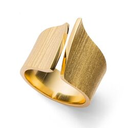 Bastian Inverun verguld zilveren design ring 27780