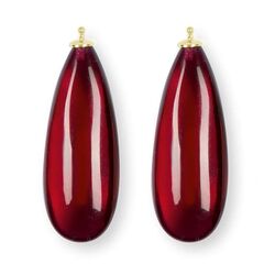 Heide Heinzendorff fuchsia aanhangers zilver E40