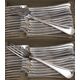 12 grote vorken dubbelrond filet zilver 1927