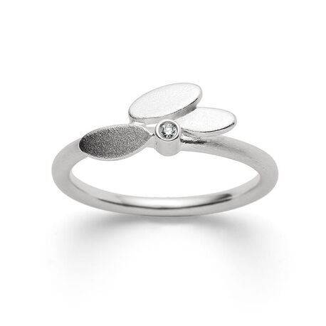 Bastian Inverun zilveren ring ovale vormen 27941