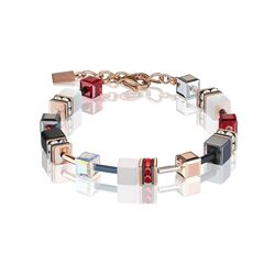 Coeur de Lion armband rosé wit en rood