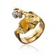 Lapponia gouden Twig ring diamant 111001
