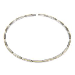 Boccia strak bicolor collier 08028-02