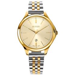 Classy horloge 34mm goudkleurige wijzerplaat