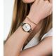 Classy horloge 34 mm wit parelmoer wijzerplaat