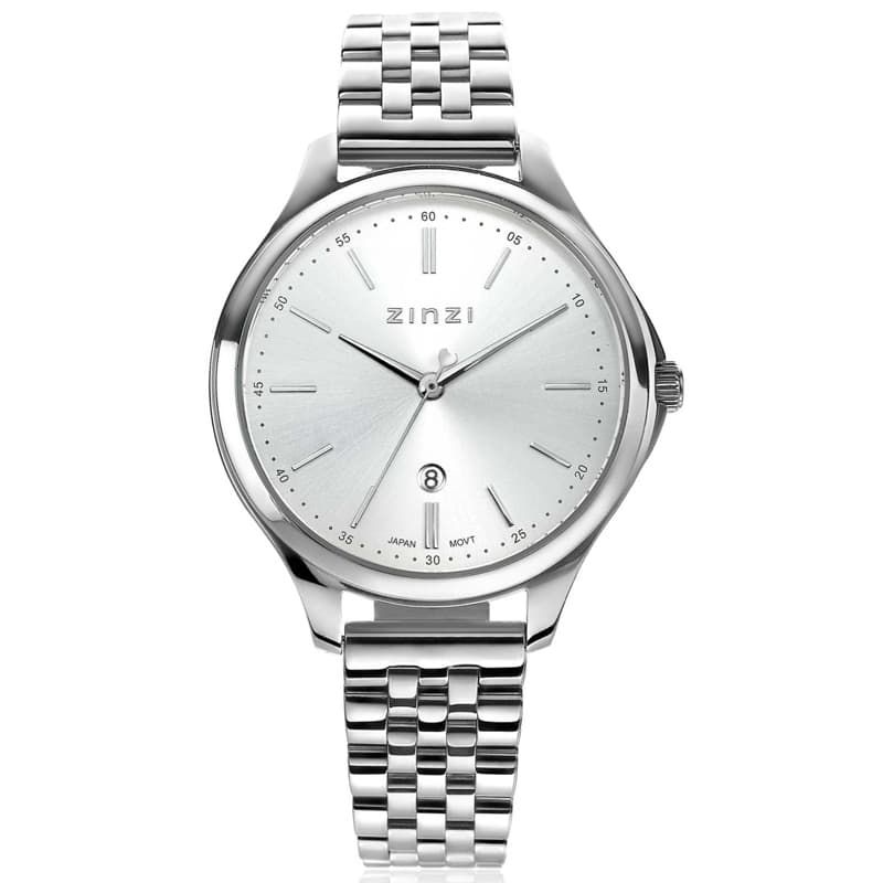 horloge zilverkleurige wijzerplaat ziw1002 - Zilver.nl