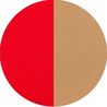 Les Georgettes 25 mm hanger inlay rood beige