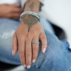 Silk Linked ring 145