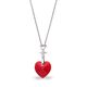 Spark Petite Heart necklace rood swarovski crystal NC622814LSI