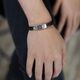 Silk Chevron armband 157BBR