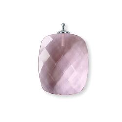 Heide Heinzendorff licht roze aanhanger kristal H55