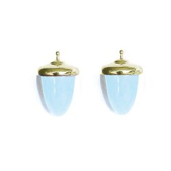 Heide Heinzendorff aanhangers eikeltje blauw E63