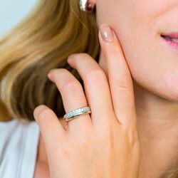 Zinzi zilveren multi look ring zirkonia ZIR1737