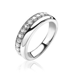Zinzi zilveren multi look ring zirkonia ZIR1737