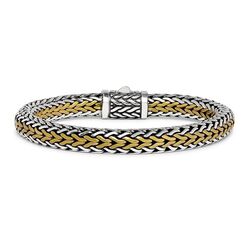 Silk RAW armband bicolor 282