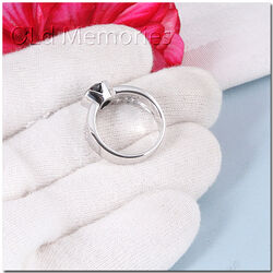 zilveren ring zwart en wit zirconia ZIR500z
