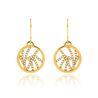 Les Georgettes 16 mm oorbellen perroquet zirkonia