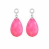 MY iMenso roze facet geslepen creoolhangers 12-1219