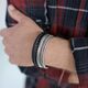 Silk Weave zilveren armband 743