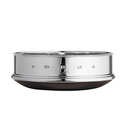 Luxe cadeauset zilveren flessenbak en kurk