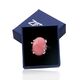 Zilveren ring met roze opaal