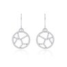 Les Georgettes 16 mm oorbellen Girafe zirkonia