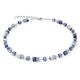 Coeur de Lion collier sodaliet hematiet blauw 4017-10-0700