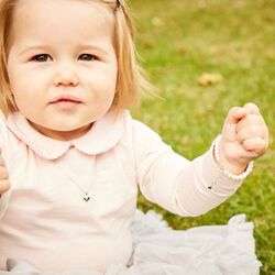 Little Star Bella harthanger zilver diamantje