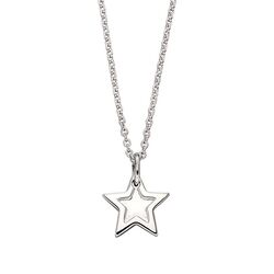 Little Star zilveren ster hanger Layla