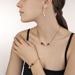 Coeur de Lion collier chain zwart en wit