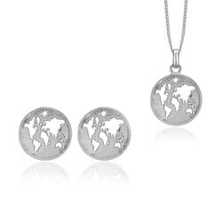 Zilver sieraden set The World van Christina Jewelry