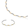 Boccia sieradenset bicolor golvend