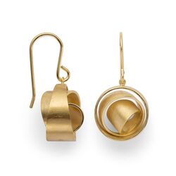 Bastian Inverun vergulde oorbellen 38310