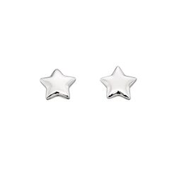 Little Star oorstekers Ava zilver sterretjes