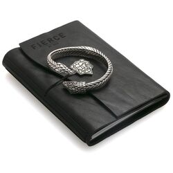Stoere zilveren armband S22 van Silk slangenarmband topstuk nu bij Zilver.nl
