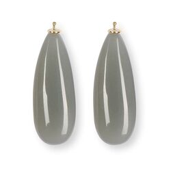 Heide Heinzendorff grote taupe aanhangers E40