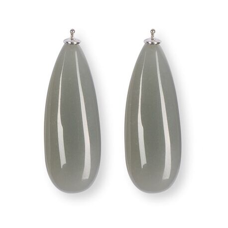 Heide Heinzendorff grote taupe aanhangers E40
